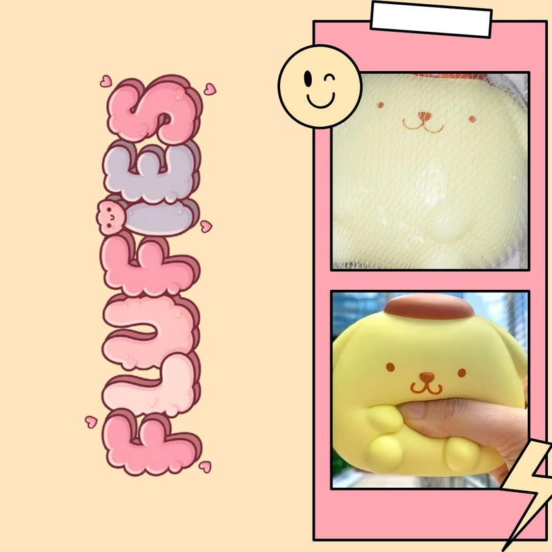 FUSKED Flufies Squishy Dog Toy - Soft Stress Relief Squeeze Ball for Kids and Adults - Image 3